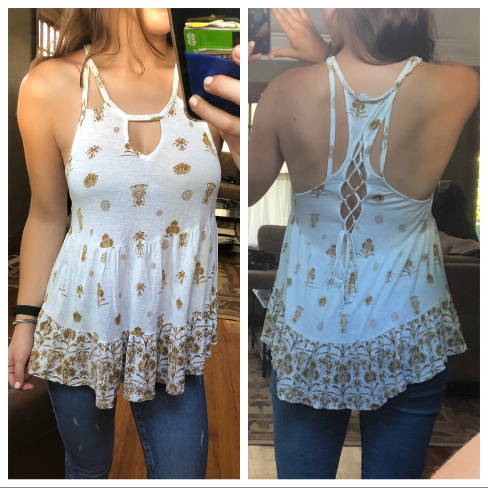 Free People Boho Babydoll Tank